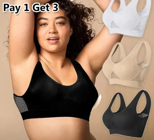 BUY 1 Get 2 FREE Breathable Cool Lift up Air Bra